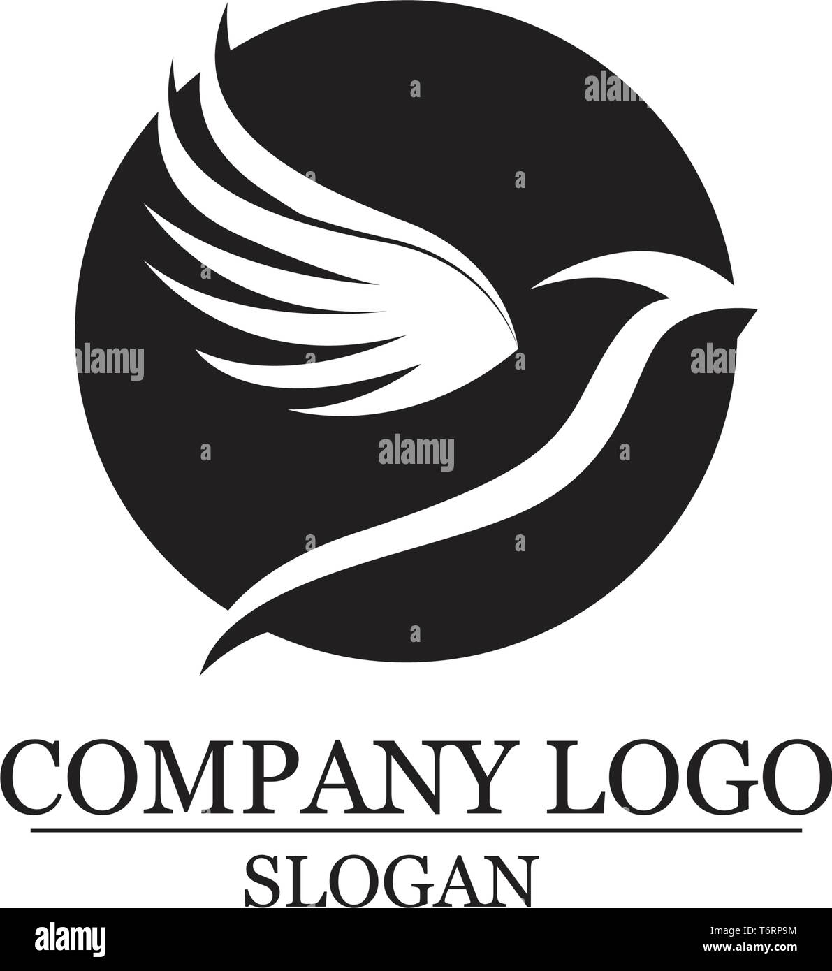Dove bird logo and symbol Stock Vector Image & Art - Alamy