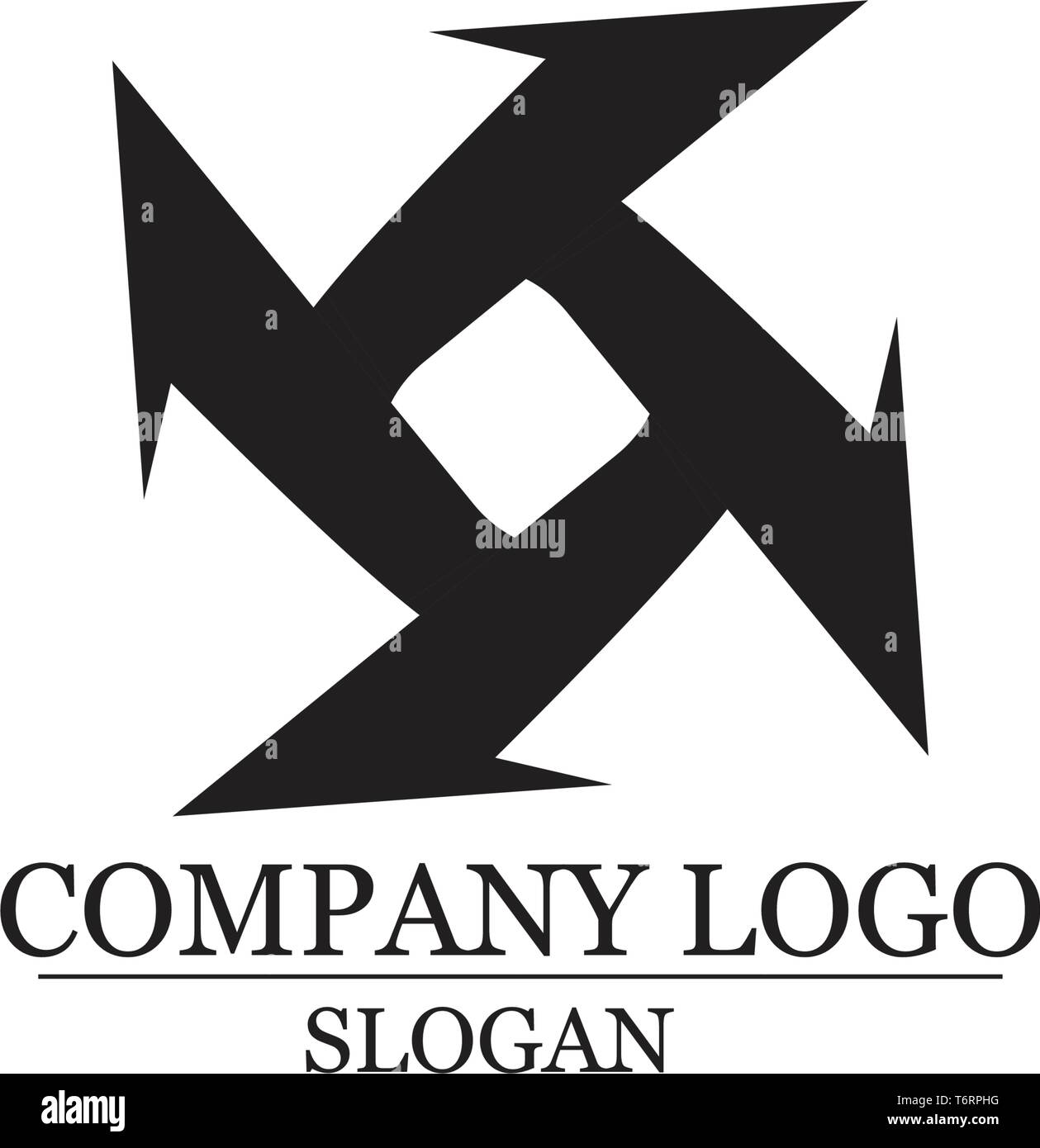 Arrow circle logo business and symbol Stock Vector Image & Art - Alamy