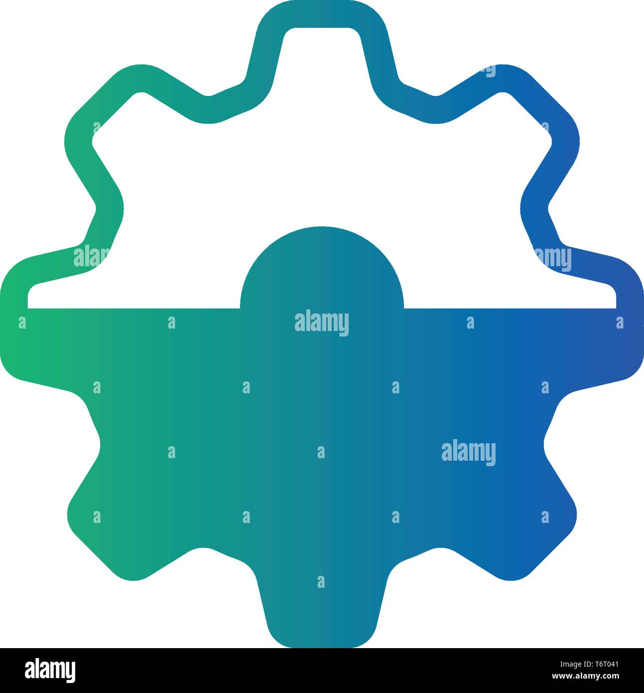 gear logo design industrial icon element illustration - vector Stock ...