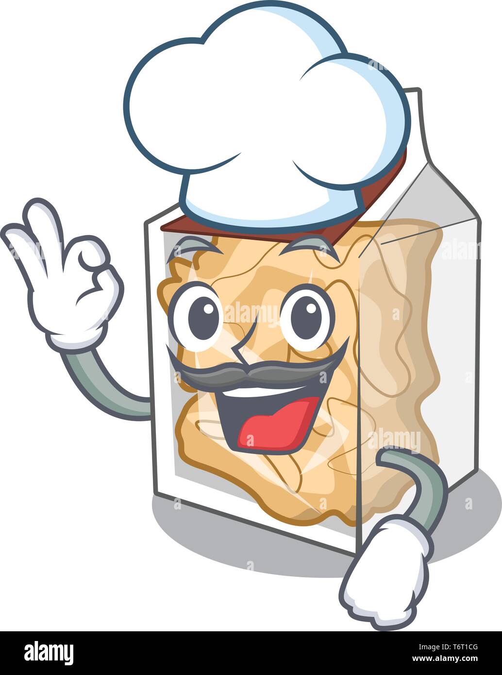 Chef pork rinds in a cartoon jar Stock Vector Image & Art Alamy