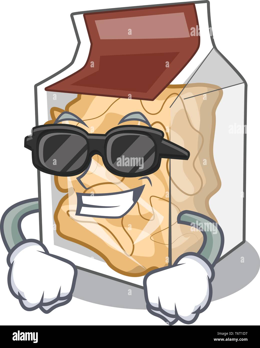 Super cool pork rinds in a cartoon jar Stock Vector Image & Art Alamy