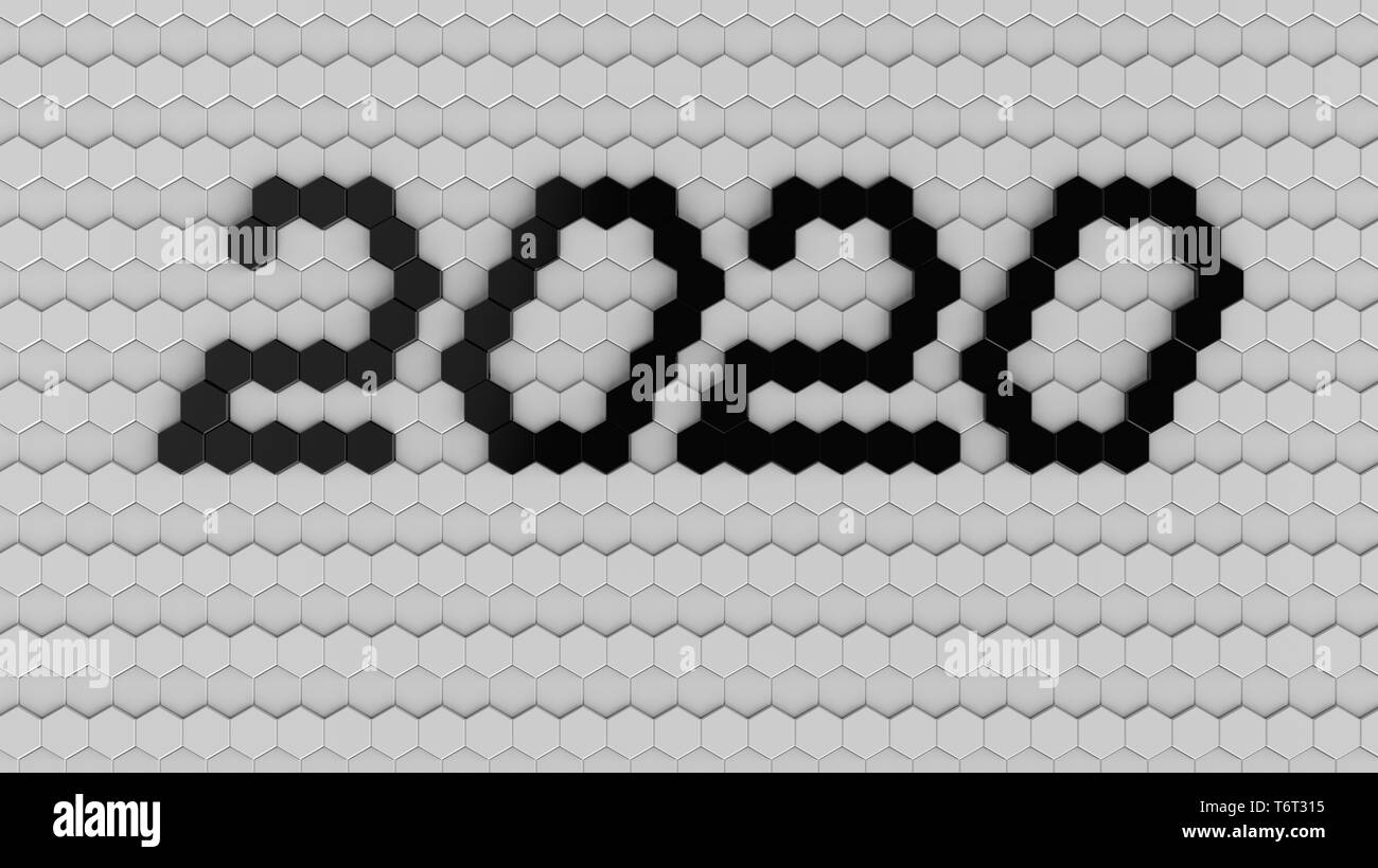 The 3D rendering of geometric hexagonal abstract background Stock Photo ...