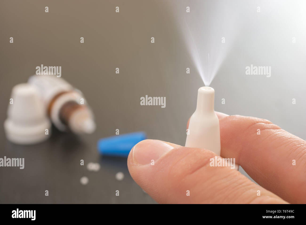 Homeopathic medicine for allergies and colds Stock Photo