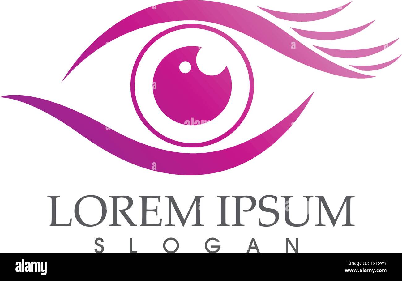 Eye care logo and symbols template vector icons app Stock Vector Image ...