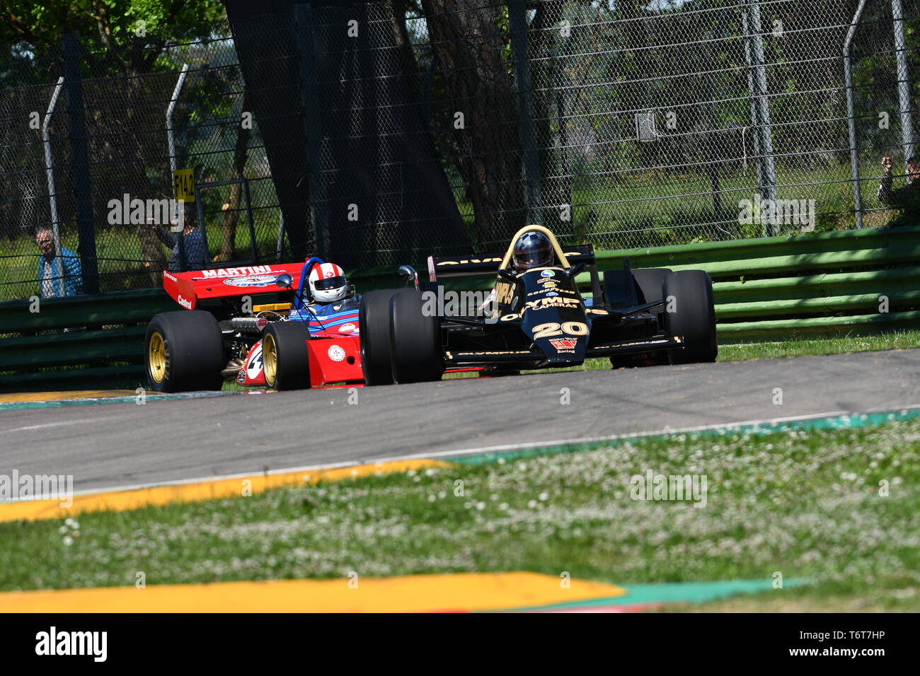 Imola, 27 April 2019: Historic Formula 1 Wolf WR8 1979 ex James Hunt ...