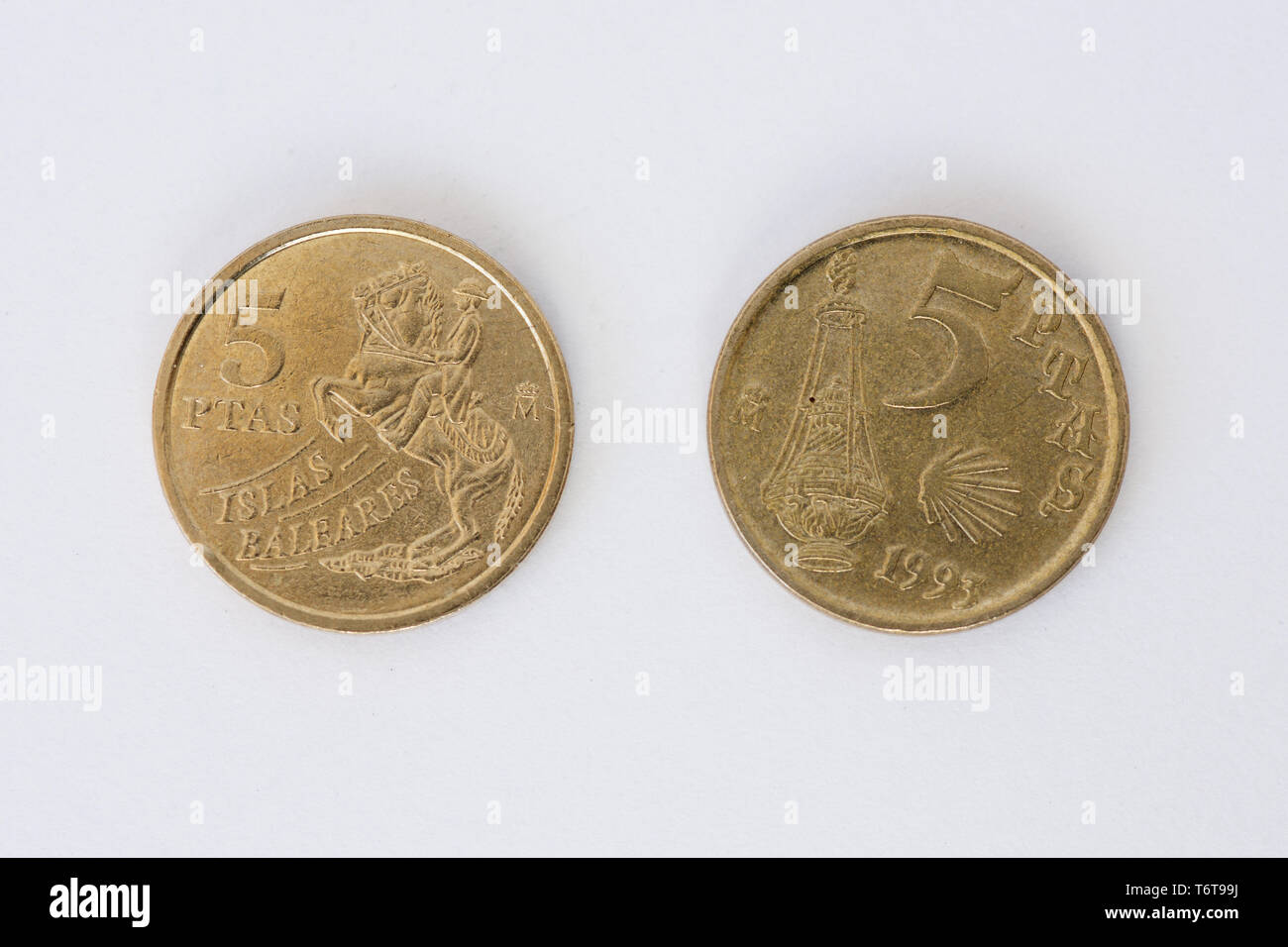 Spain currency hi-res stock photography and images - Alamy