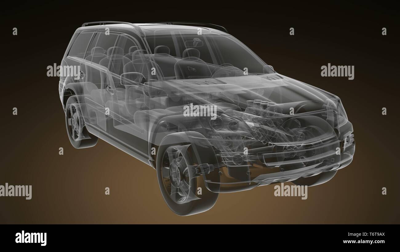 Transparent Car Rotate Stock Photo Alamy