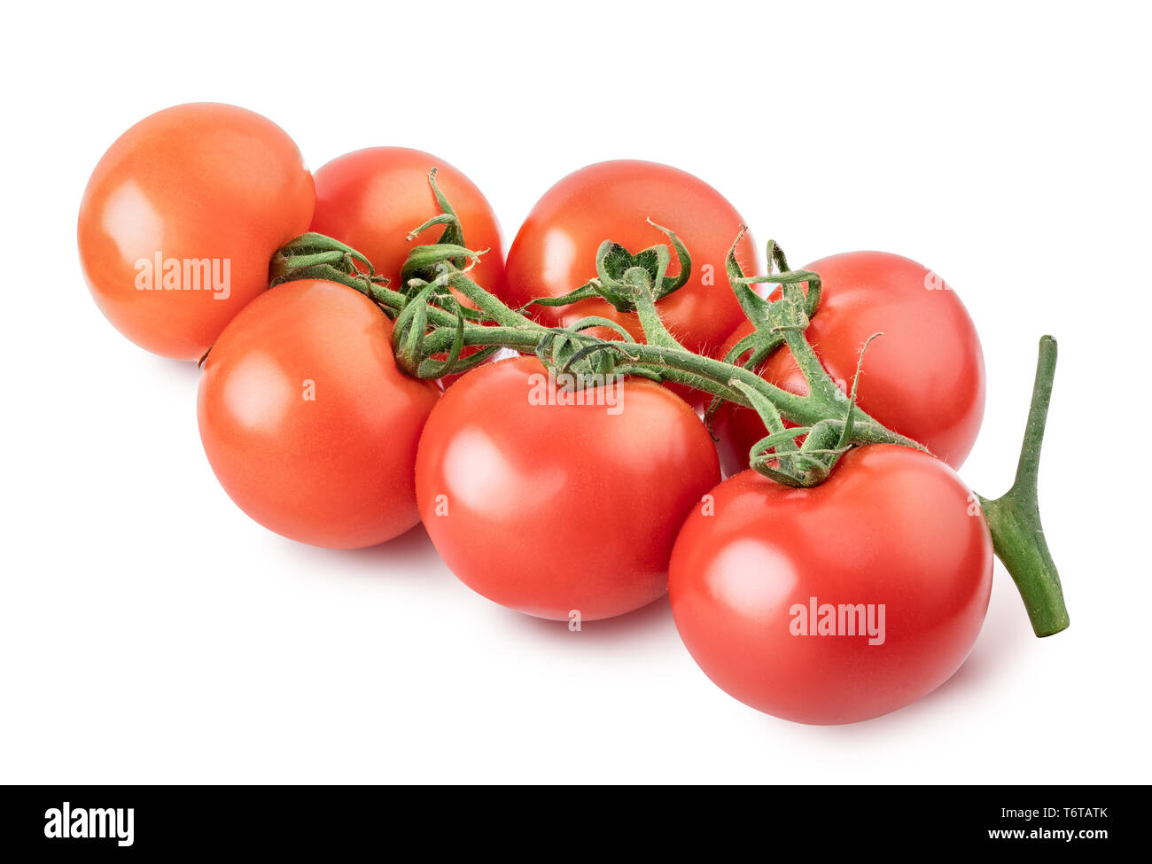 Red tomato isolated on white background. Clipping path Stock Photo - Alamy