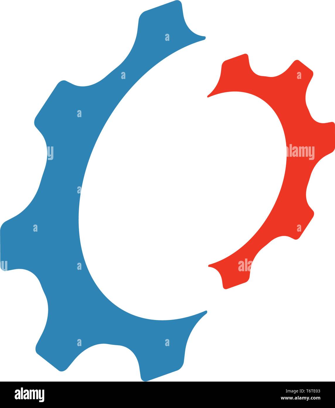 gear logo design industrial icon element illustration - vector Stock ...