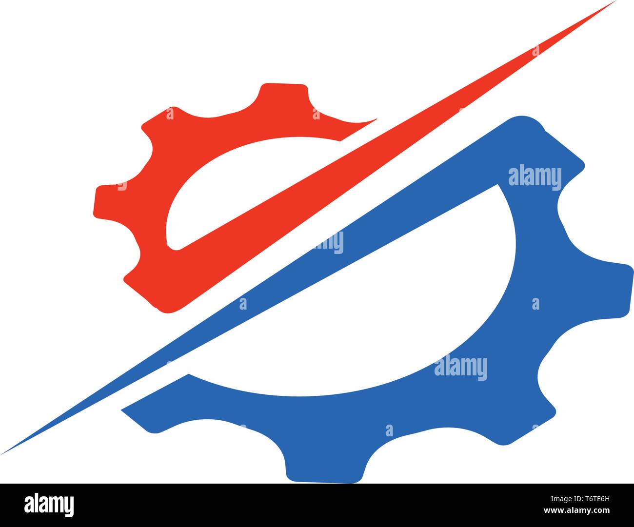 gear logo design industrial icon element illustration - vector Stock ...