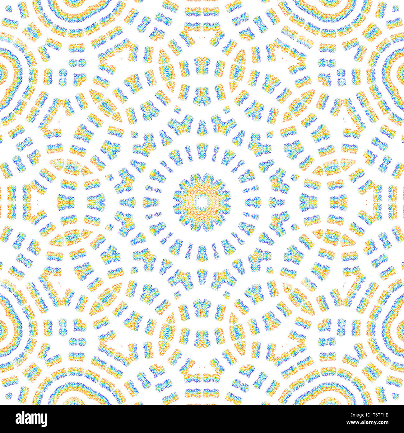 Background with abstract color pattern on white background Stock Photo