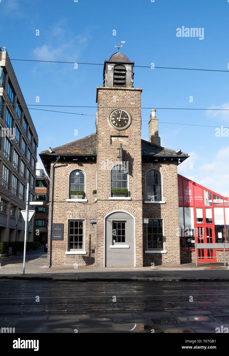 Dublin, Ireland 10 March, 2019.The Harbourmaster house located in the