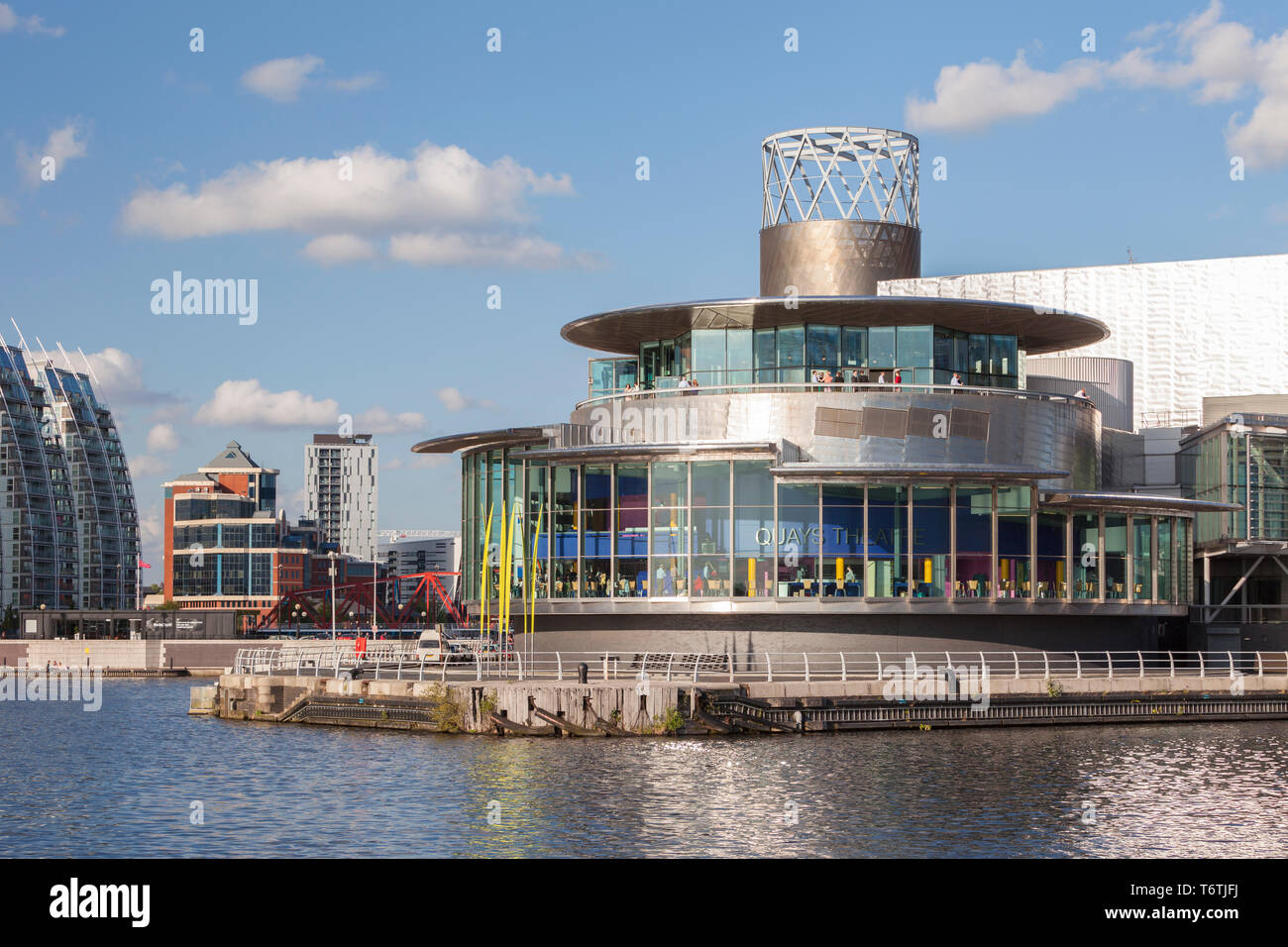 Lowry Theatre, Salford Quays, Manchester, England Stock Photo