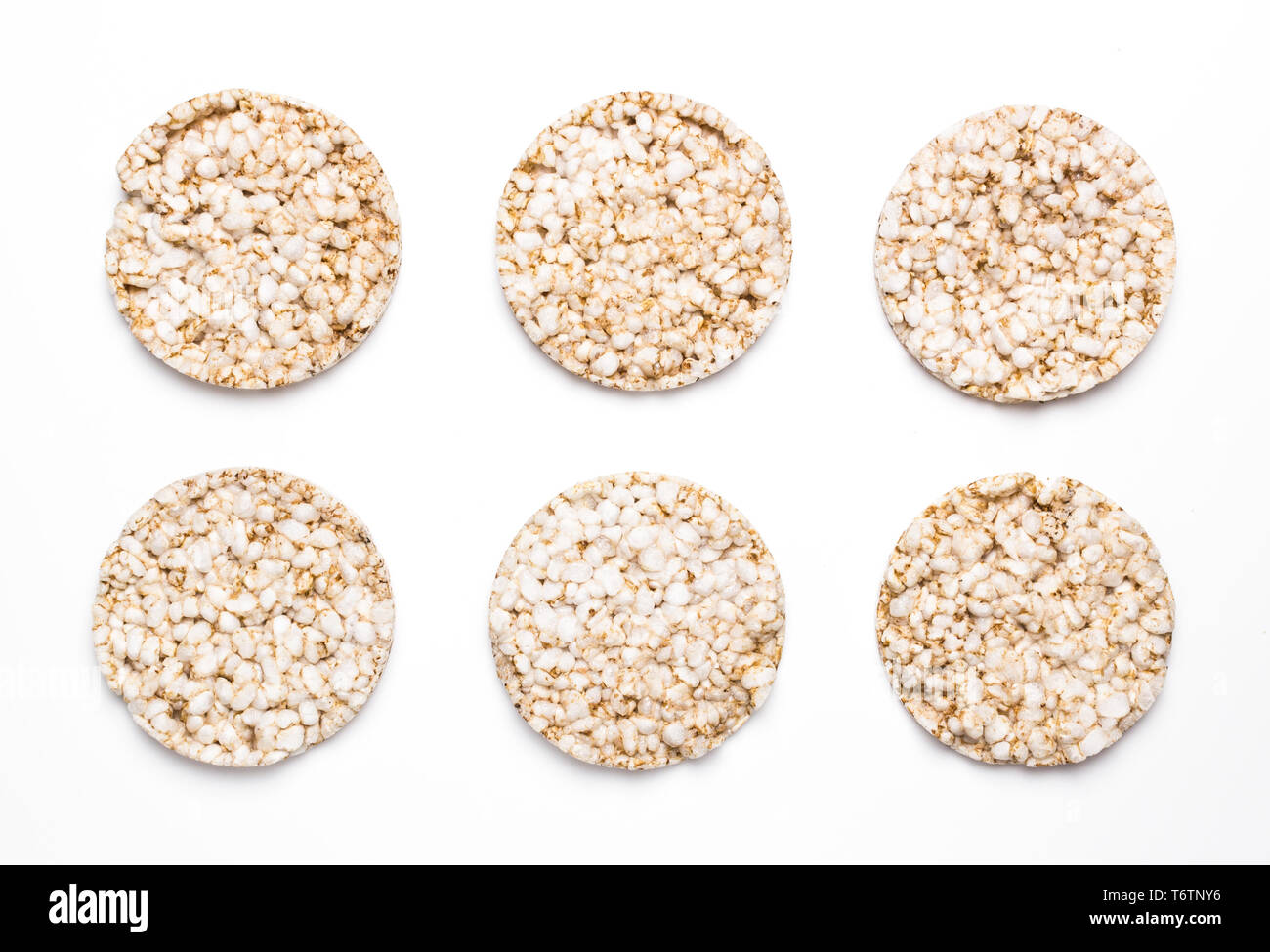 Round rice cakes crackers hi-res stock photography and images - Alamy