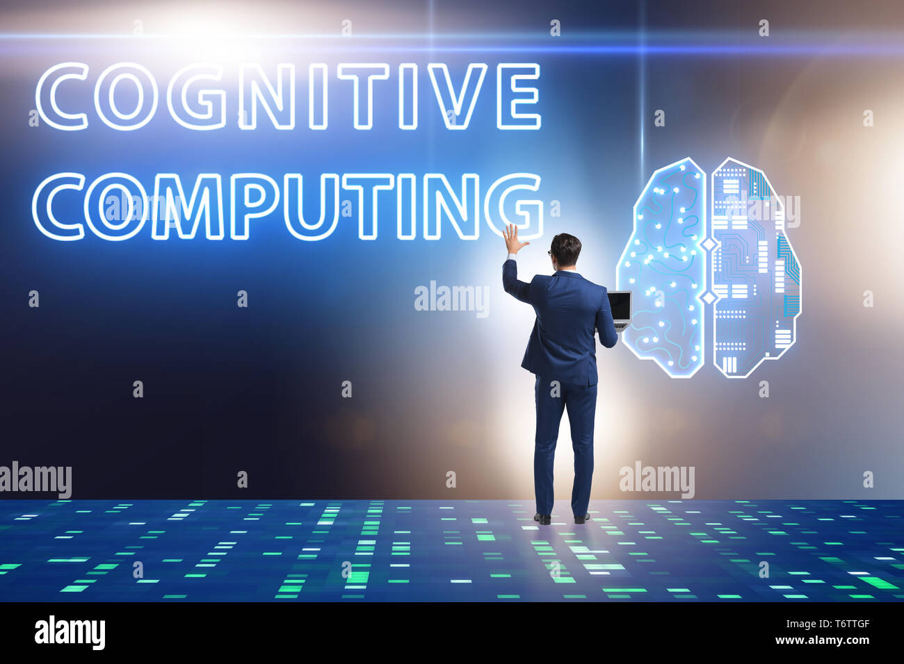 Cognitive computing concept as modern technology Stock Photo - Alamy