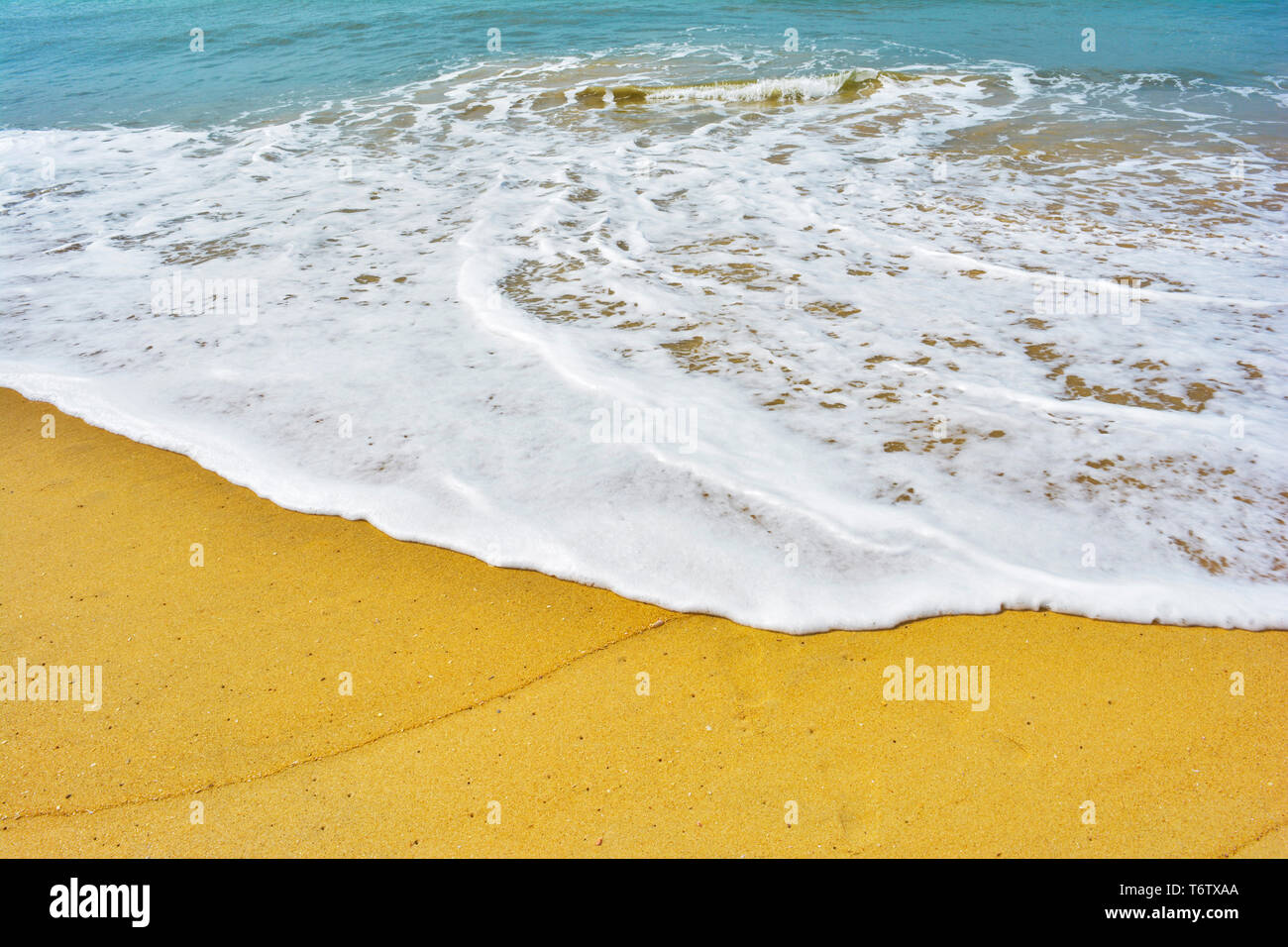 Water sea wave sandy close hi-res stock photography and images - Alamy