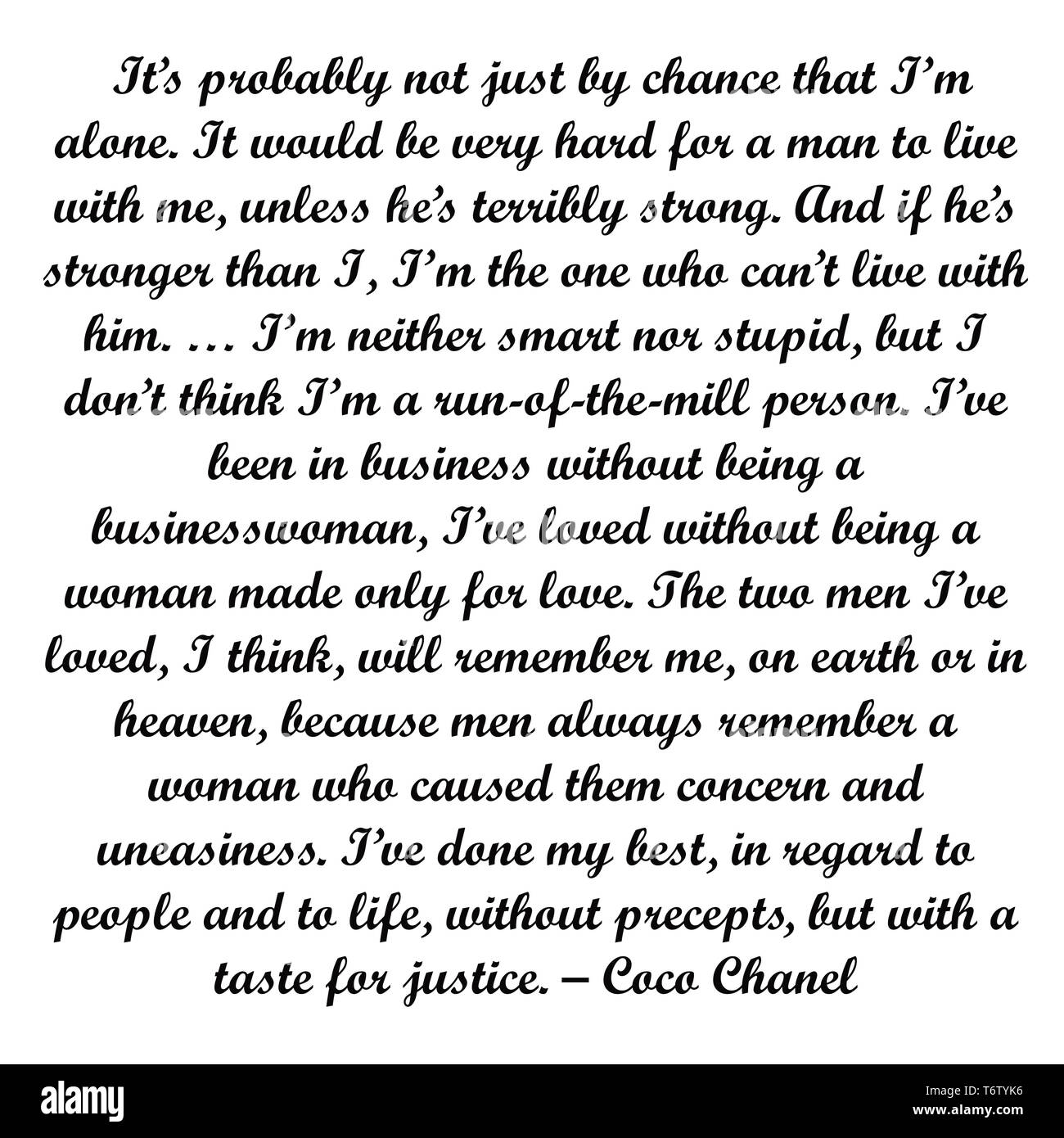 Money wisdom from Coco Chanel