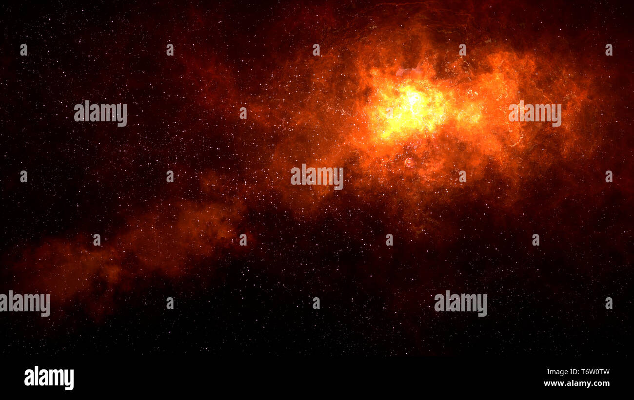Universe filled with stars, deep space nebula and galaxy Stock Photo ...