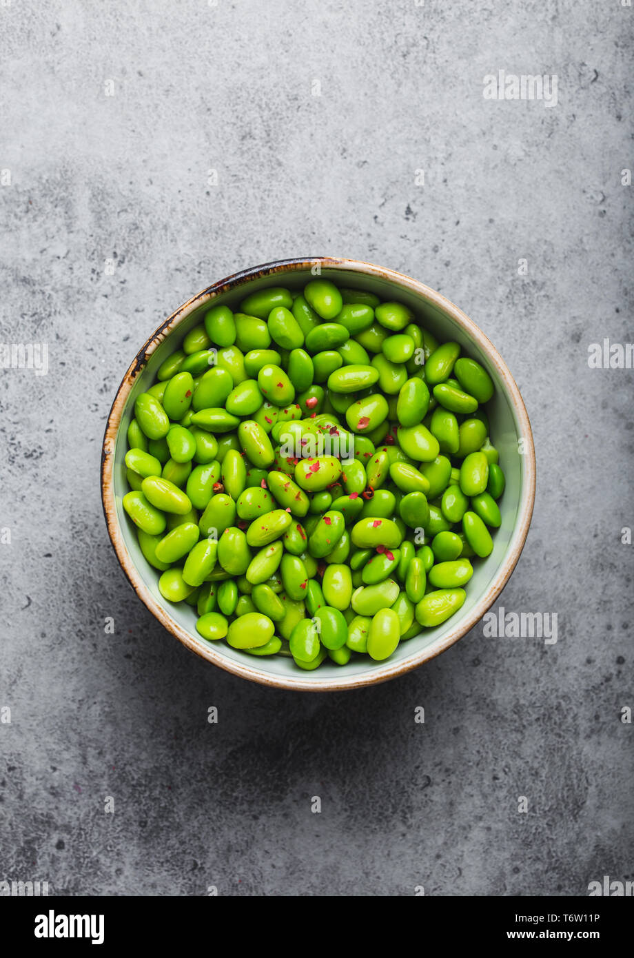 Edamame soy beans Stock Photo Alamy