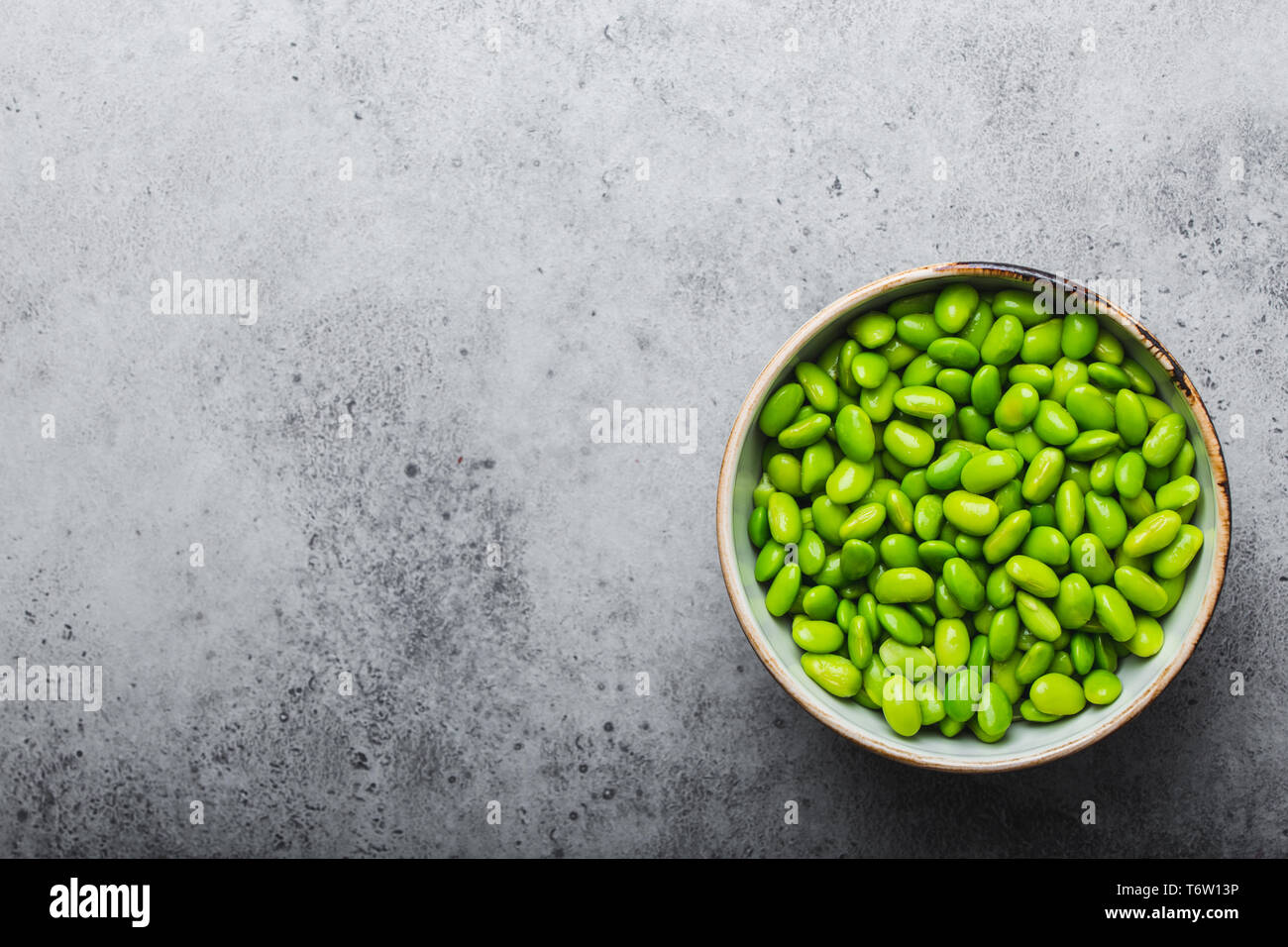Edamame soy beans Stock Photo Alamy