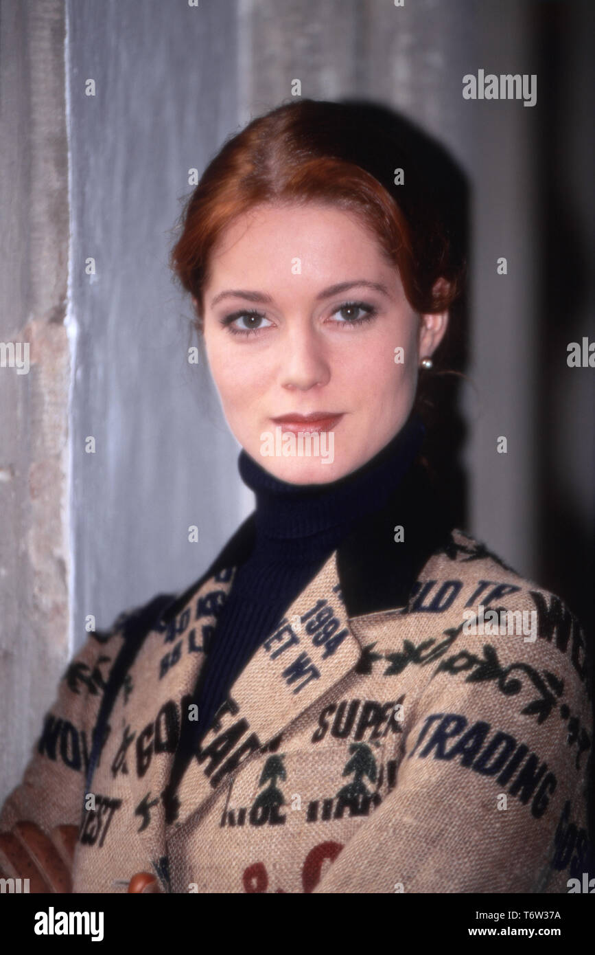 Esther Schweins, deutsche Schauspielerin, Deutschland 1998. German actress Esther Schweins, Gremany 1998. Stock Photo