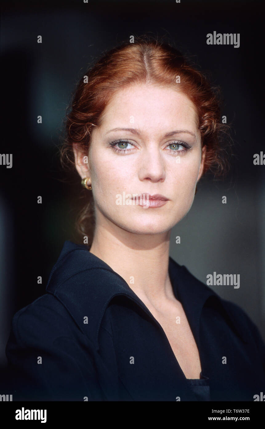 Esther Schweins, deutsche Schauspielerin, Deutschland 1996. German actress Esther Schweins, Gremany 1996. Stock Photo