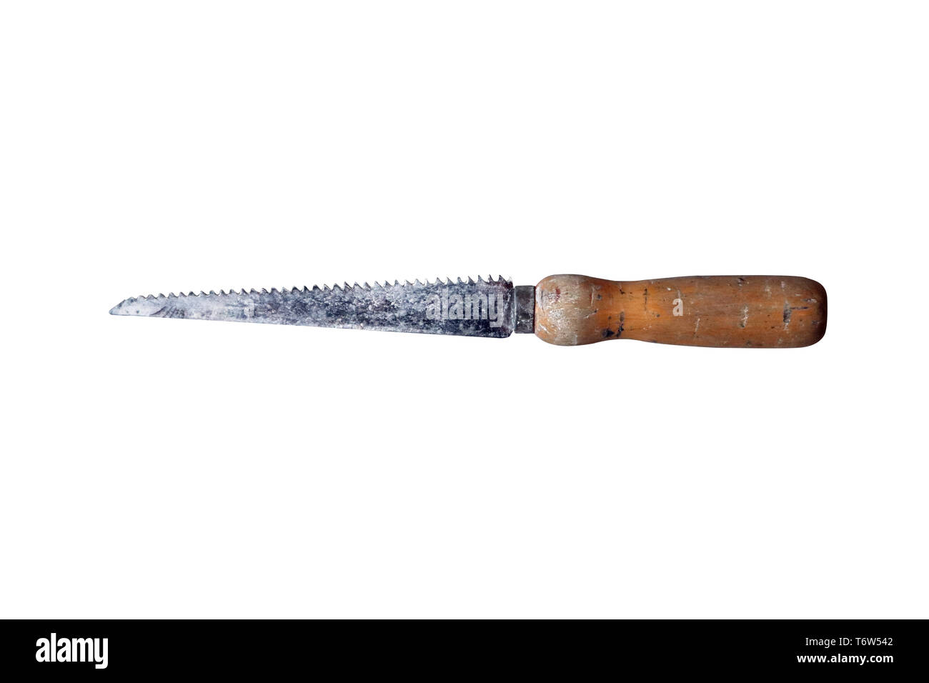Old used cutting tool isolated on white background Stock Photo - Alamy