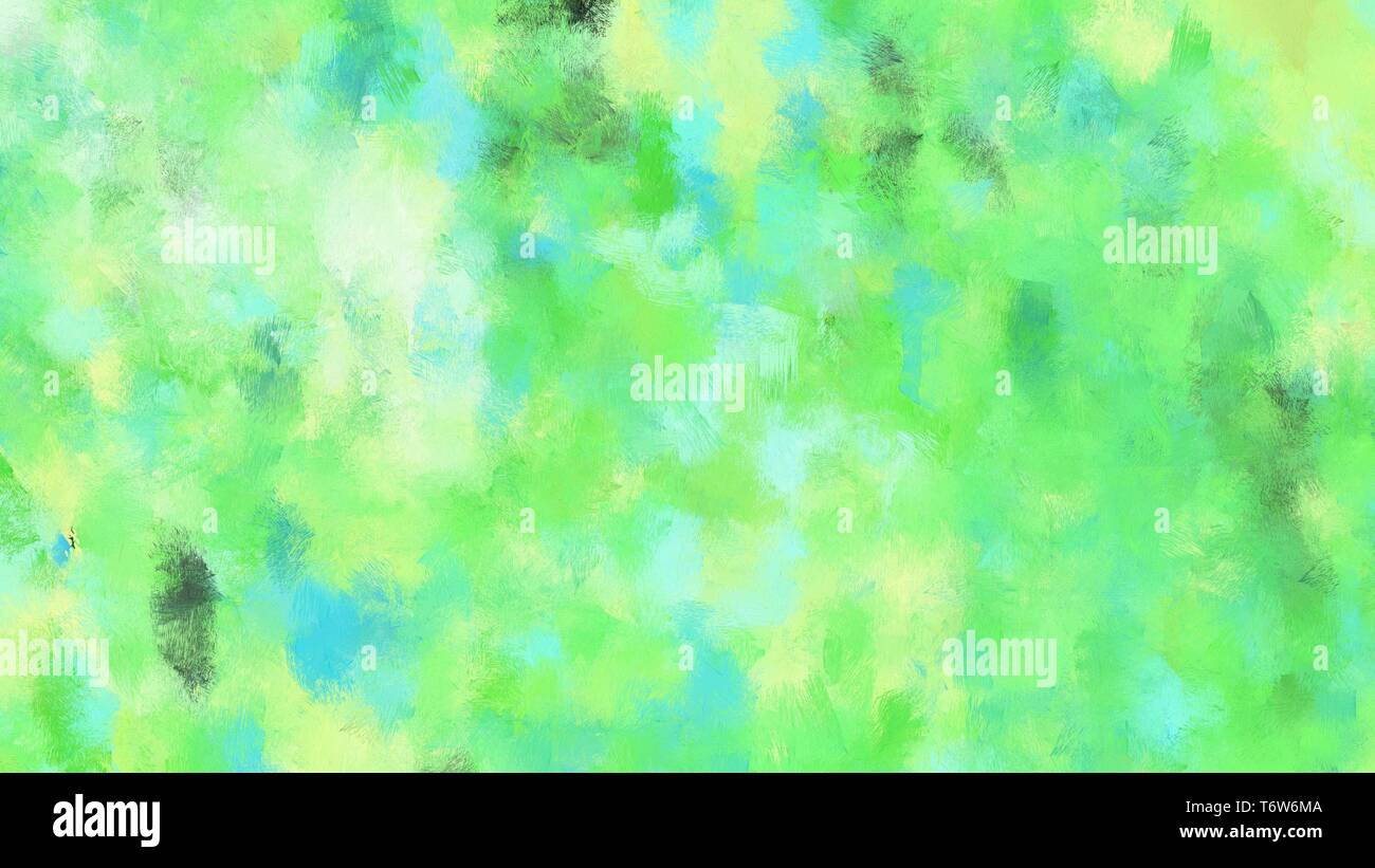 light green, tea green and pale green paint brushed abstract background.  can be used for wallpaper, poster, banner or texture design Stock Photo -  Alamy