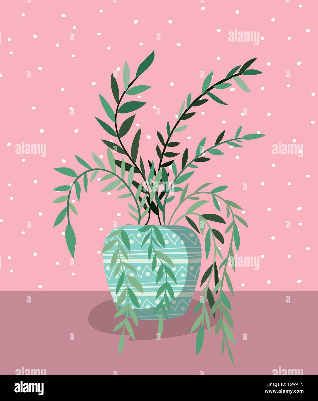 houseplant in pot icon Stock Vector Image & Art - Alamy