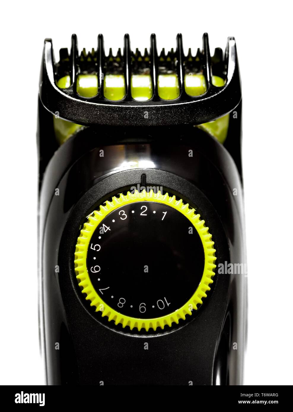 Electric Beard trimmer,close up,setting,settings Stock Photo Alamy