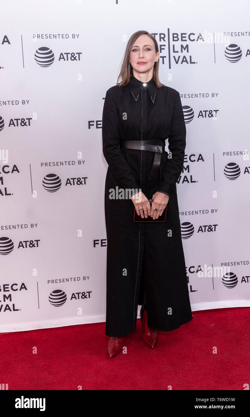 New York, NY, USA - May 1, 2019: Actress Vera Farmiga attends a Premiere of 'Skin'  during 2019 Tribeca Film Festival at SVA Theater, Manhattan Stock Photo