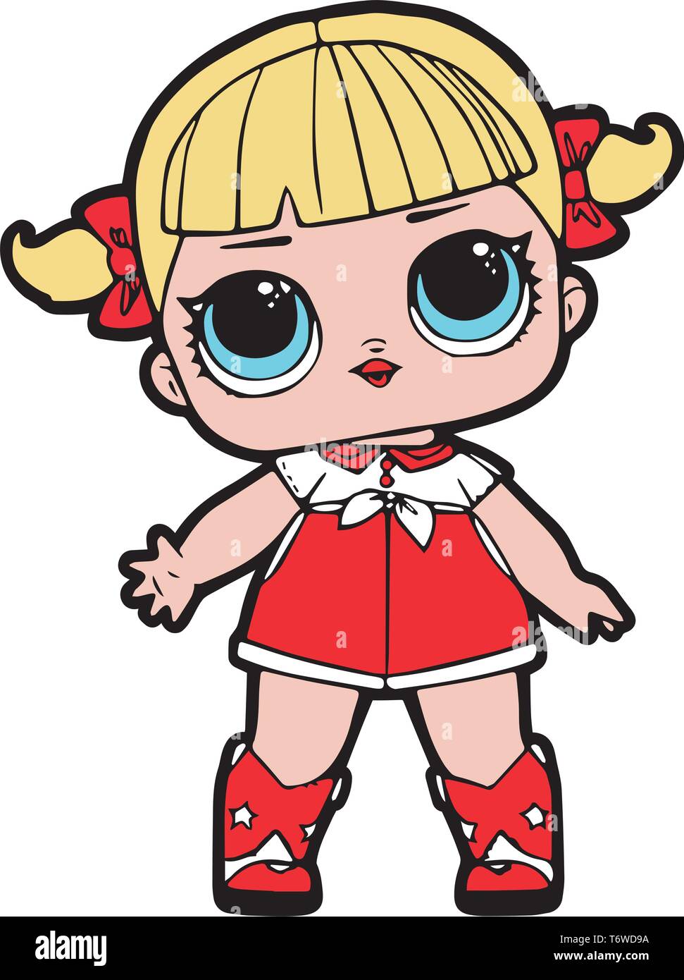 Lol Doll Cute Baby Girl Stock Vector Image Art Alamy | tyello.com