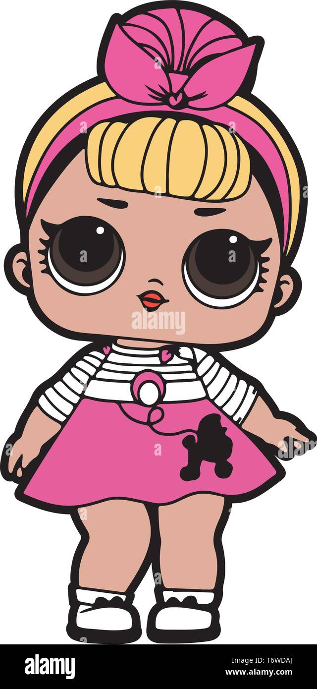 Lol Doll Cute Baby Girl Stock Vector Image Art Alamy | tyello.com