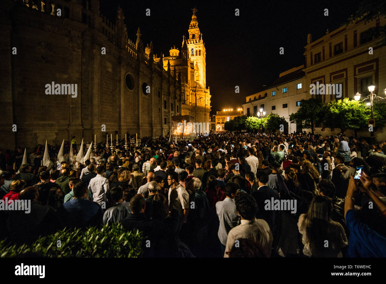 Semana Santa, April 2019, Seville, Spain Stock Photo
