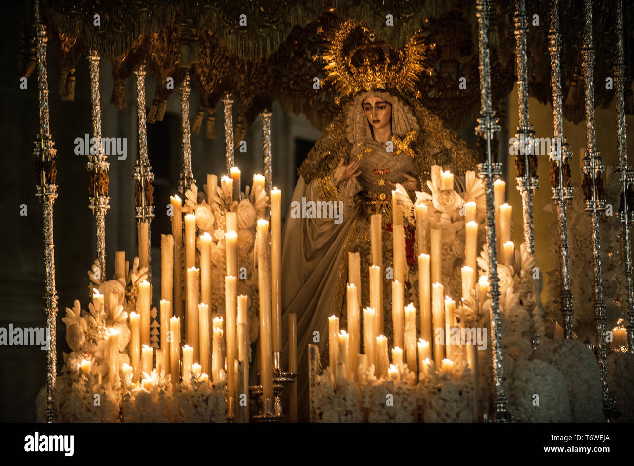 Semana Santa, April 2019, Seville, Spain Stock Photo