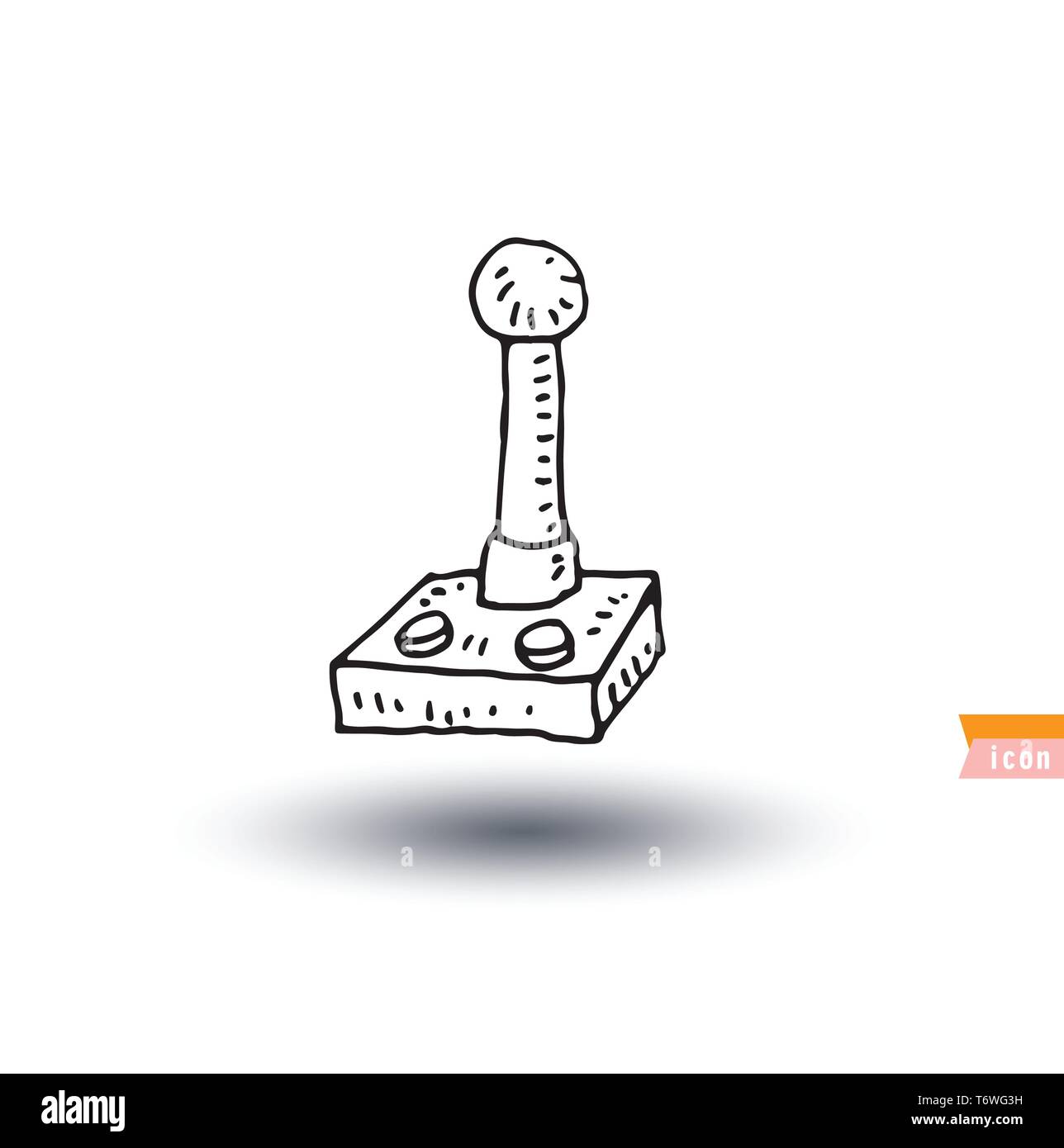 Video game console icon, vector illustration Stock Vector Image & Art ...