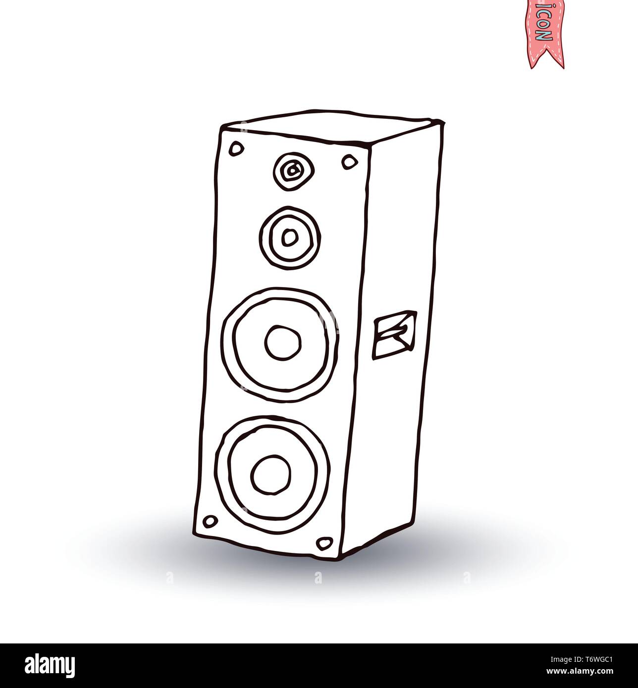 Speaker icon. Vector illustration Stock Vector Image & Art Alamy