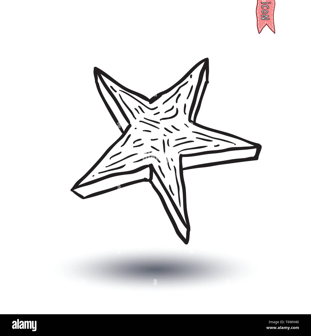 Sun icon, hand drawn vector illustration Stock Vector Image & Art - Alamy