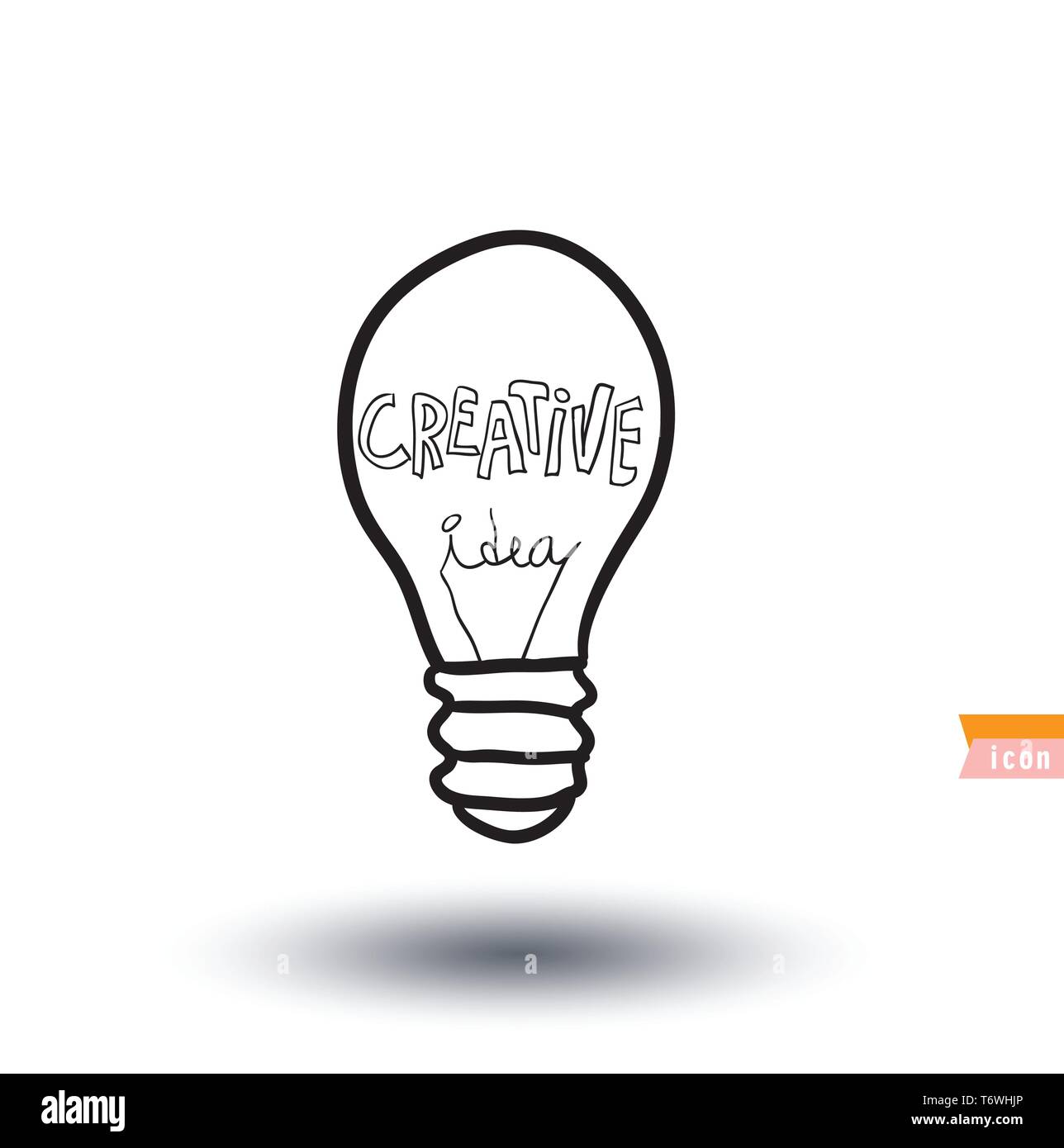 Set bulb idea icon, vector illustration Stock Vector Image & Art - Alamy