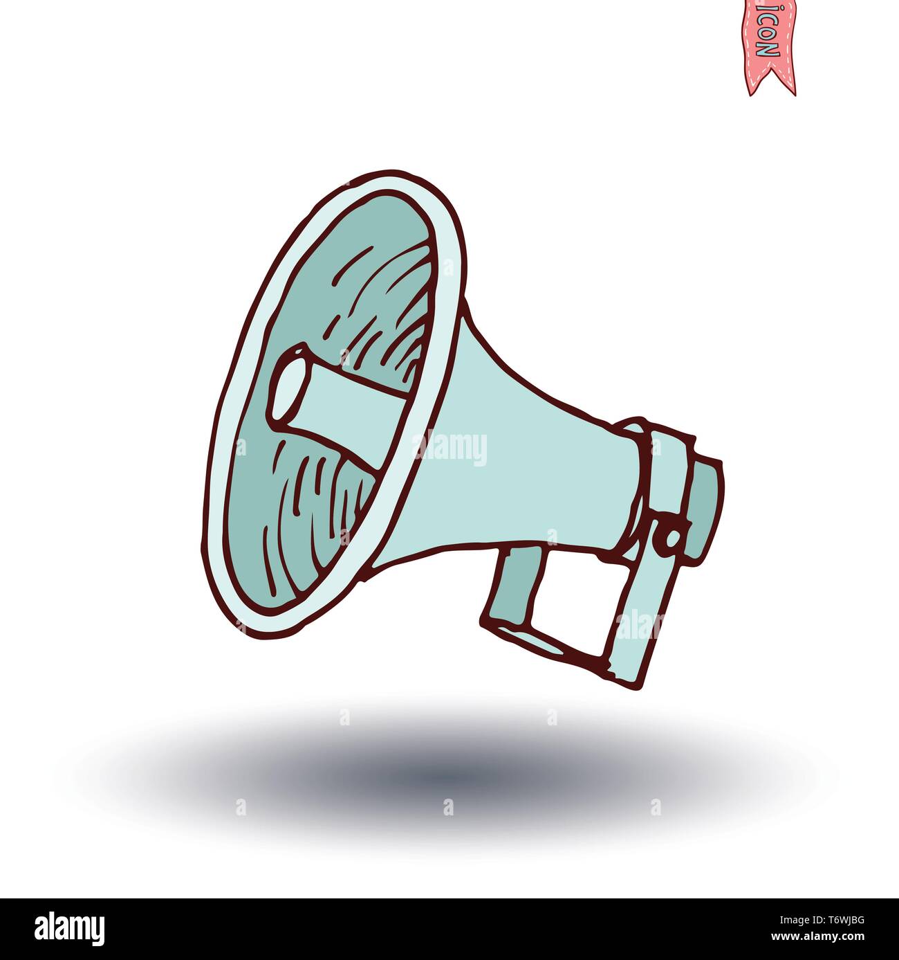 Speaker icon. Vector illustration Stock Vector Image & Art Alamy