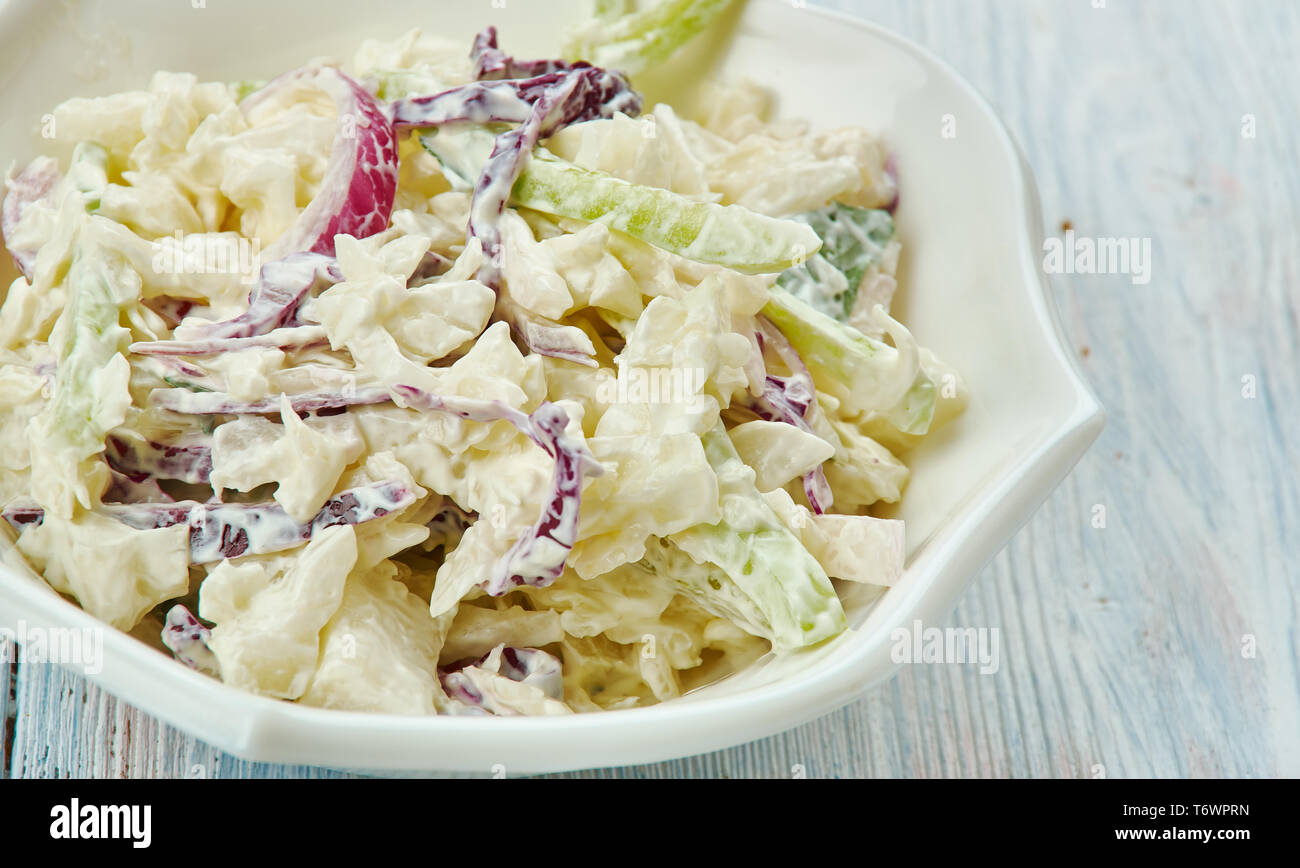Creamy Coleslaw High Resolution Stock Photography And Images Alamy