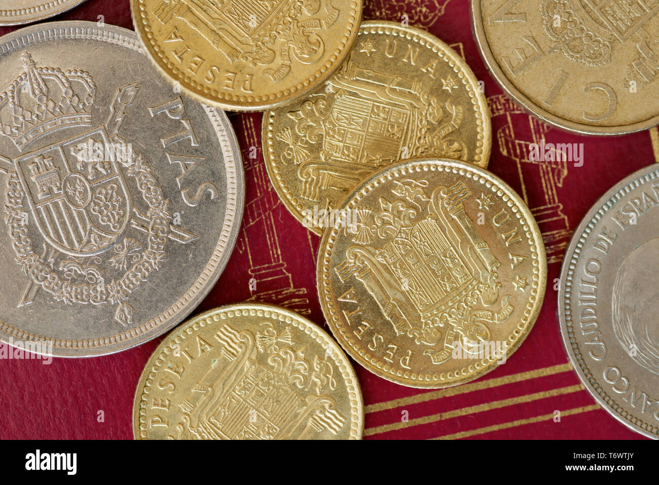 Copper spanish coins