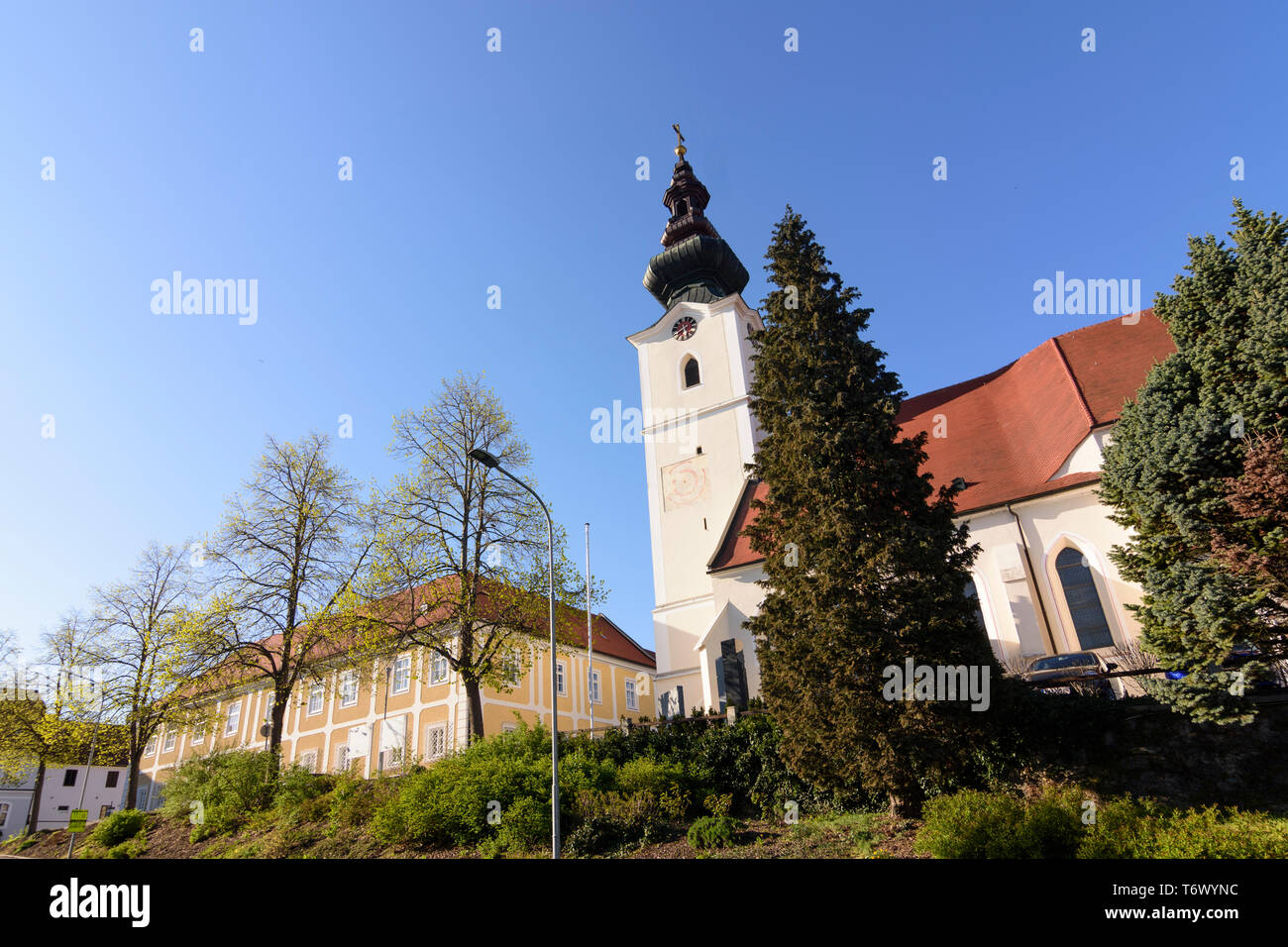 Aschbach-Markt: church in Mostviertel, Niederösterreich, Lower Austria, Austria Stock Photo