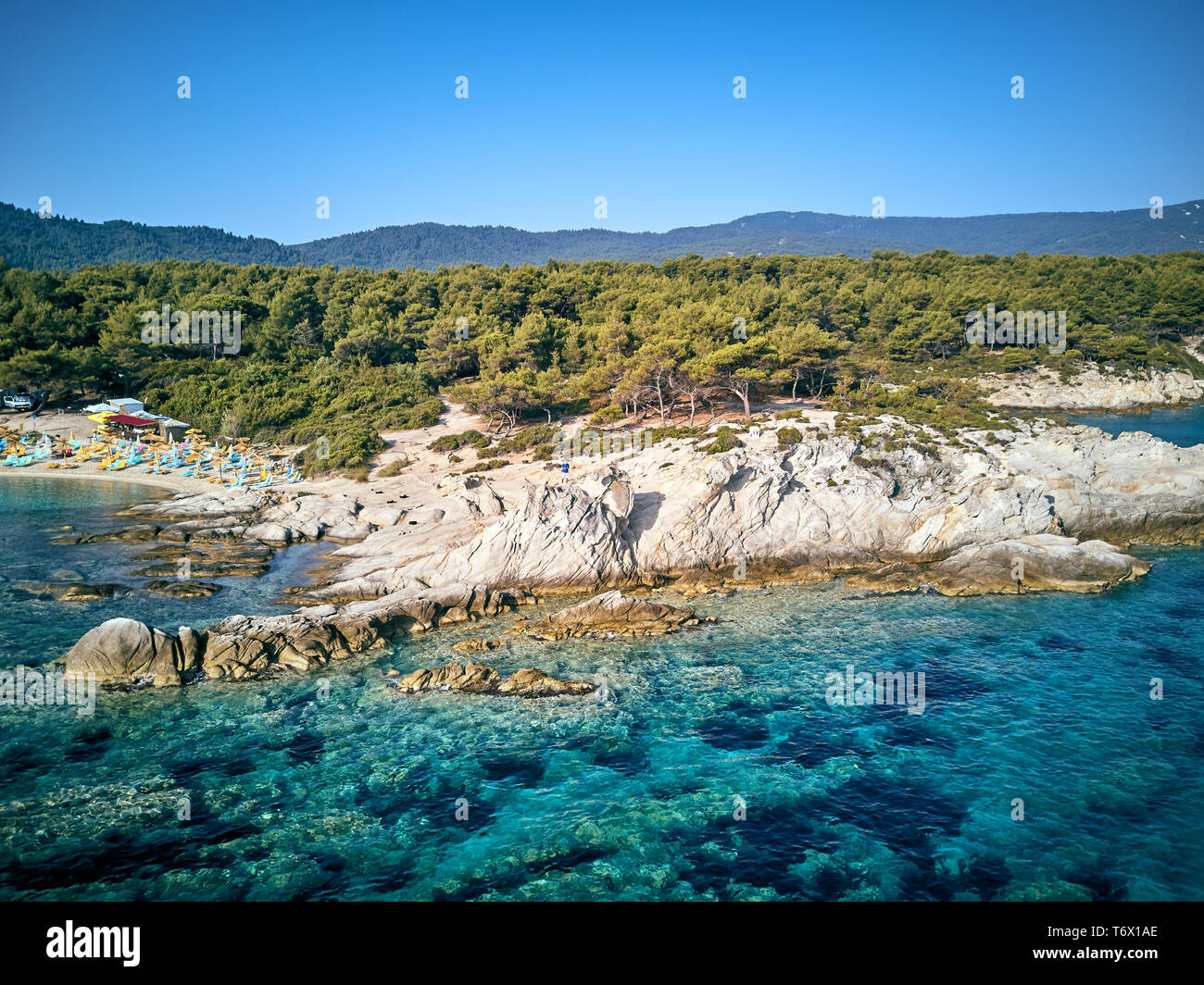 Drone shot white beach clear hi-res stock photography and images - Alamy