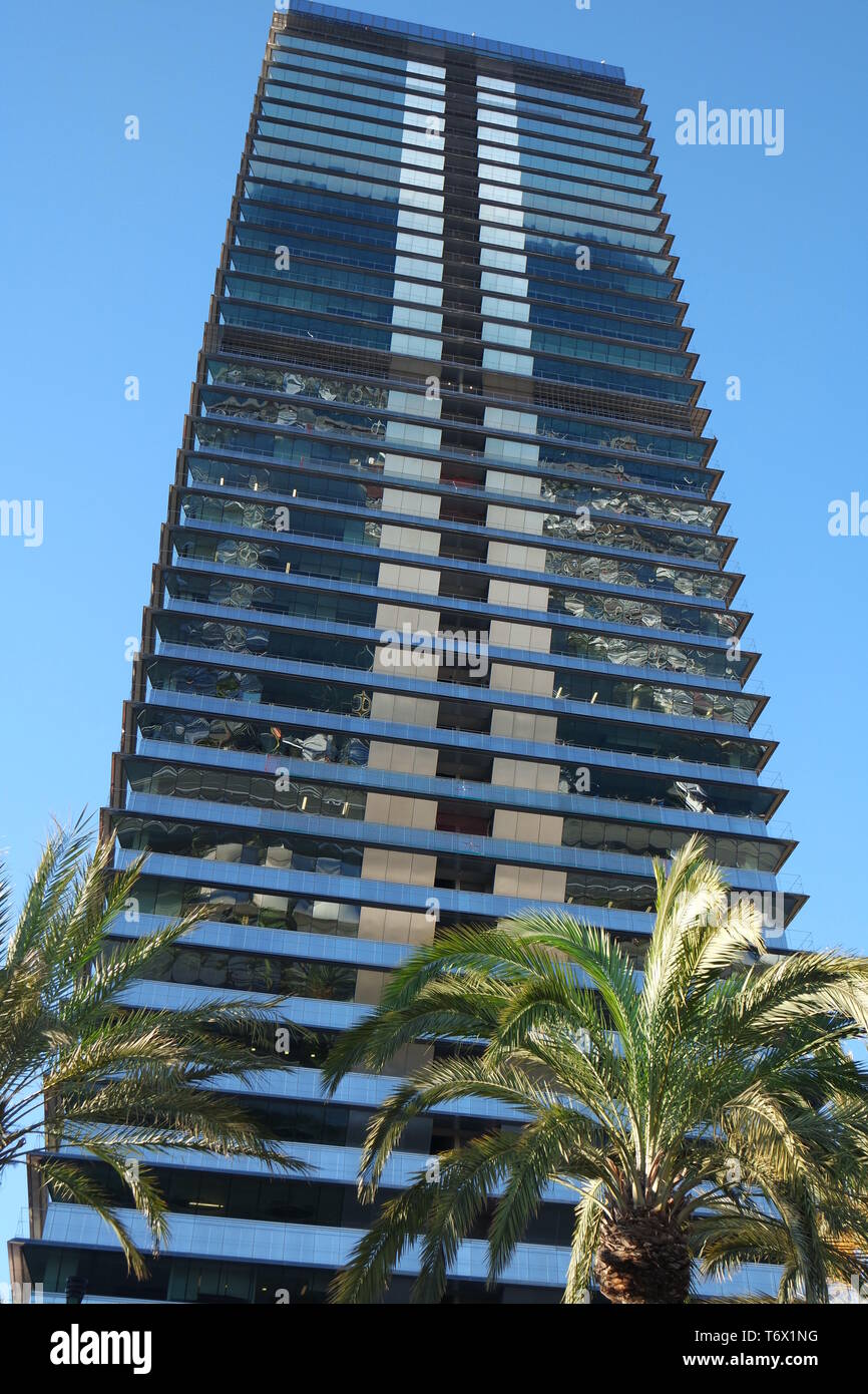 Skyscraper in Barcelona Stock Photo