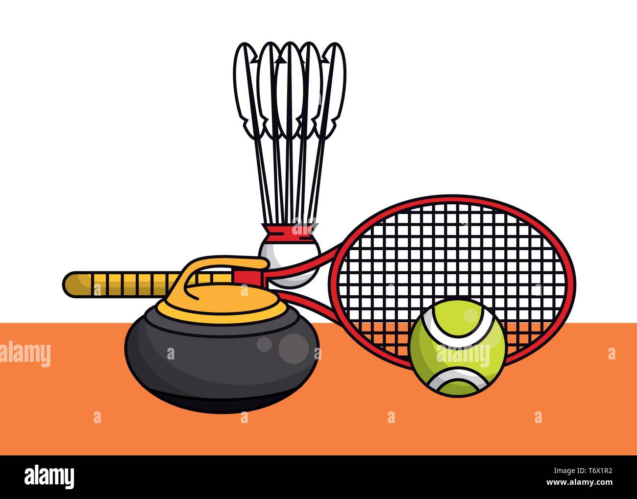 Sports balls equipment collection card Stock Vector Image & Art - Alamy