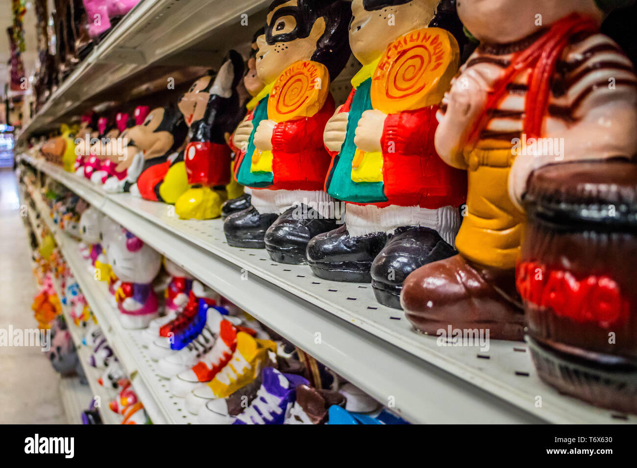 A traditional Mexican toys in Nuevo Progreso, Mexico Stock Photo