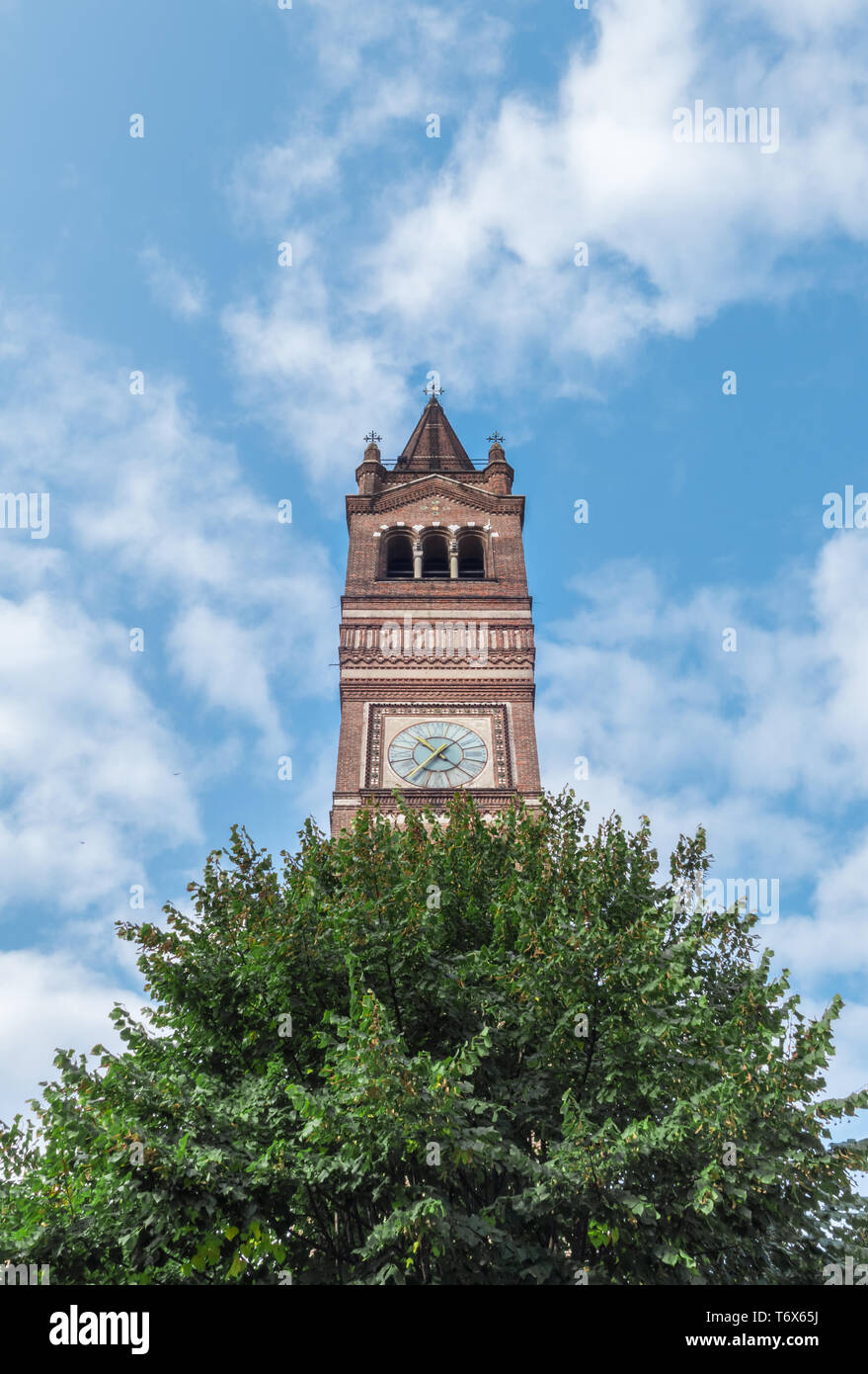 Trezzo Bell tower of trezzo sull'adda Stock Photo - Alamy