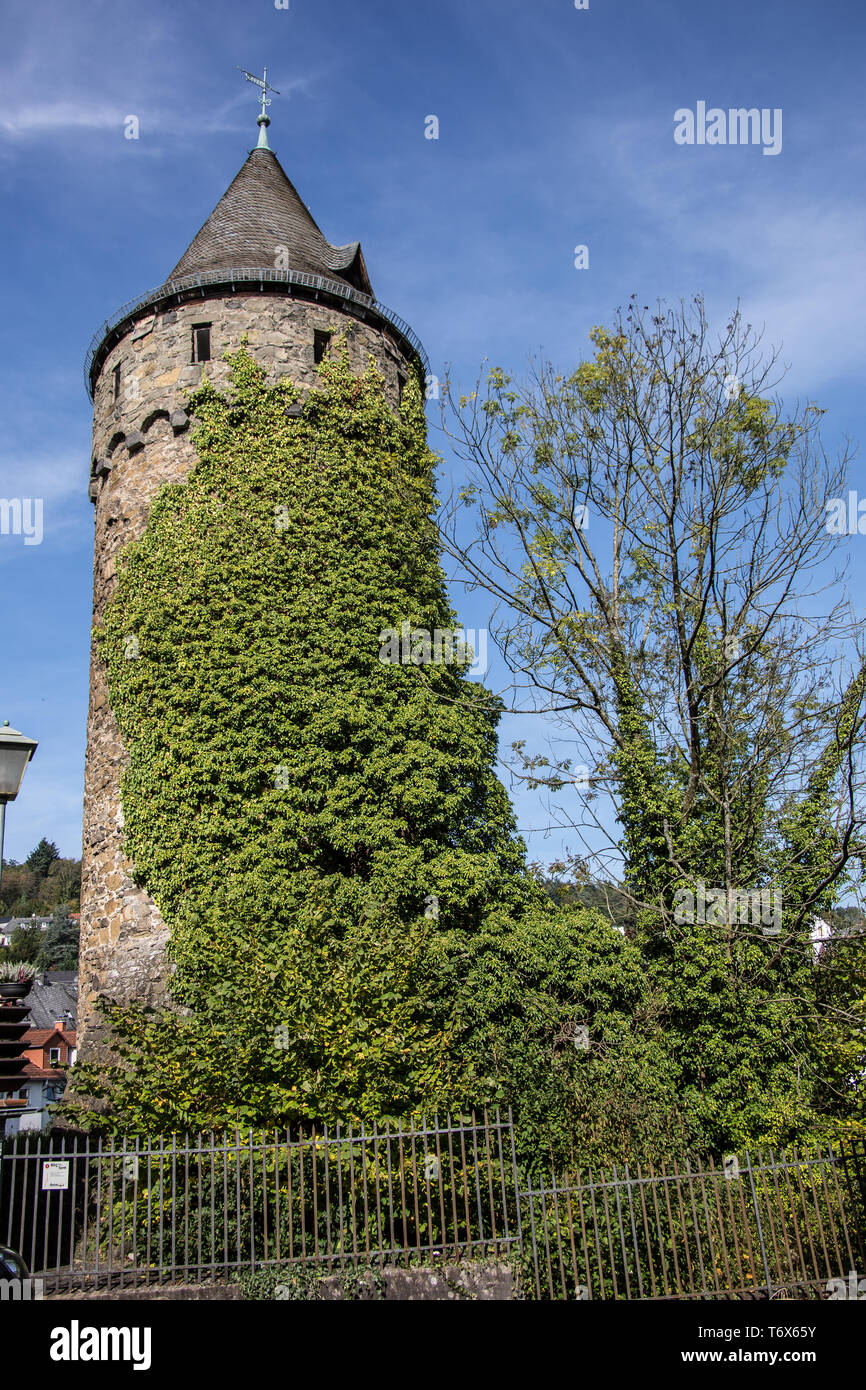 Fortress and castle in Herborn Stock Photo