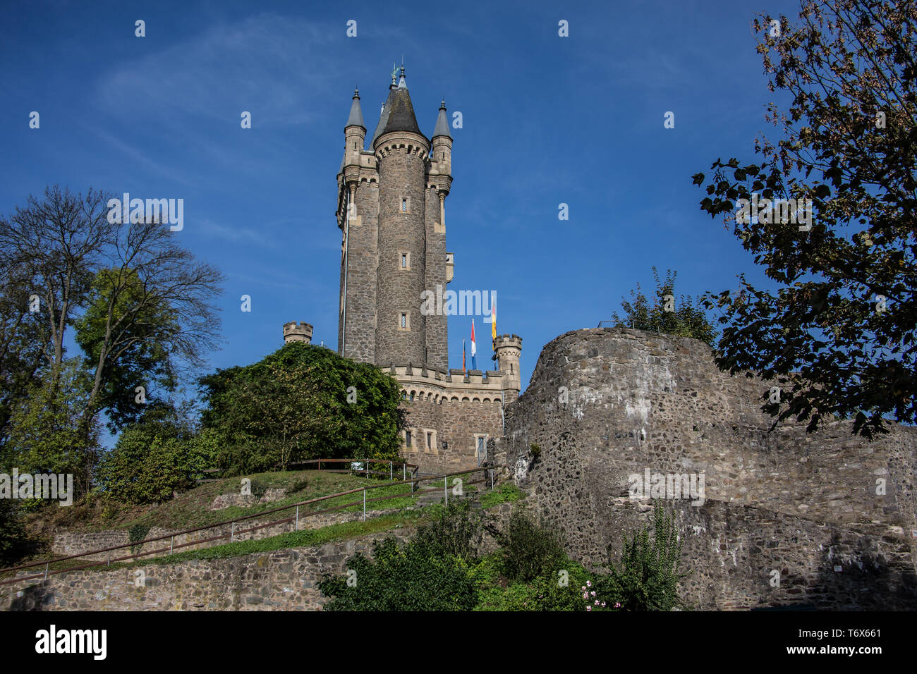 Wilhelmsturm, fortress and castle in Dillenburg Stock Photo